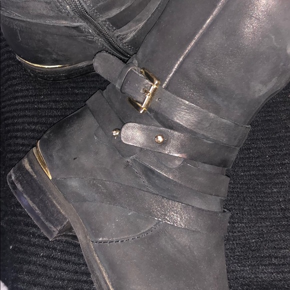 Steve Madden Albany Buckle Knee High Boots - Picture 7 of 15